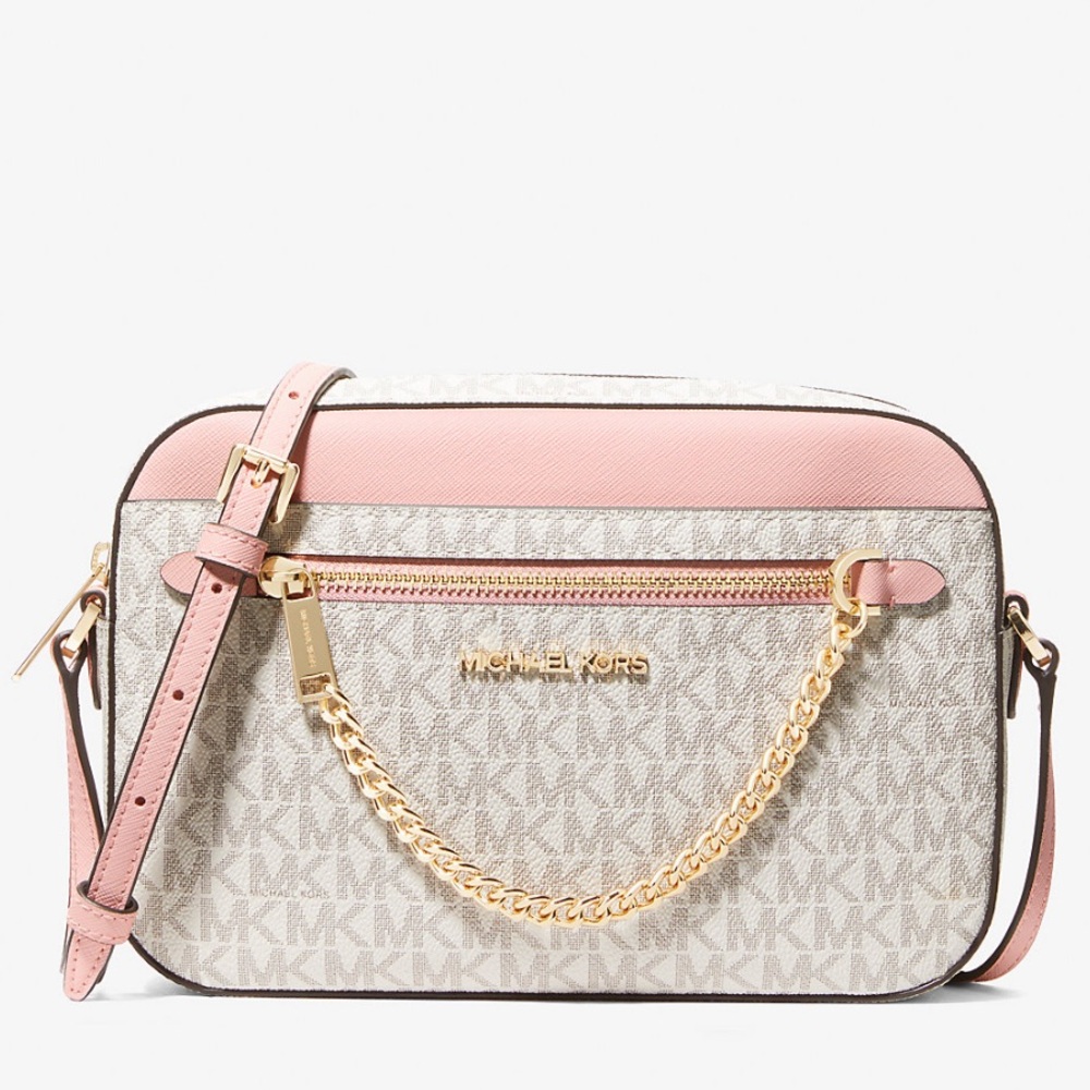 Michael Kors Jet Set Large Logo Crossbody Bag